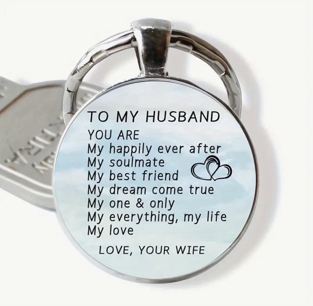 3/$25 To My Husband Keychain NEW